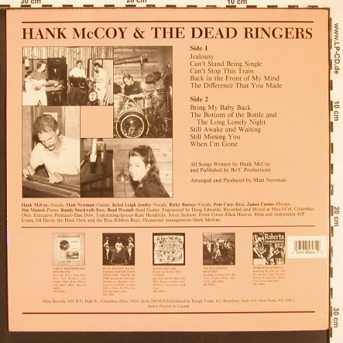 Mc Coy,Hank & The Dead Ringers: Same, Okra Records(OK 33006), CDN, 1992 - LP - X9353 - 7,50 Euro