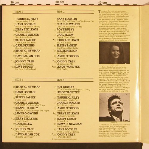 V.A.40 Country Classics: J.C.Riley... J.Cash, Lim Ed. 2, Foc, Pickwick(PLD 8011), UK,  - 2LP - X9861 - 7,50 Euro