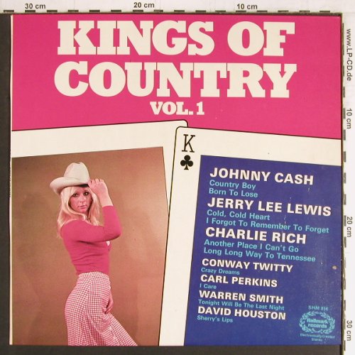 V.A.Kings Of Country: Vol.1 - Johnny Cash...Warren Smith, Hallmark(SHM 856), UK,  - LP - Y3100 - 6,00 Euro