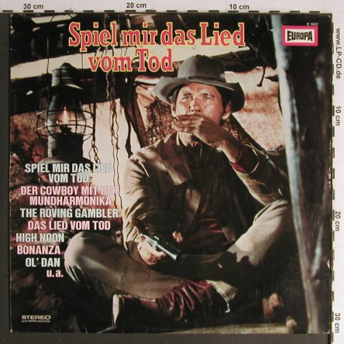 V.A.Spiel mir das Lied von Tod: Cinema Sound Stage Orch.,Nashv.G., Europa(E 1032), D, 1974 - LP - Y7027 - 5,00 Euro