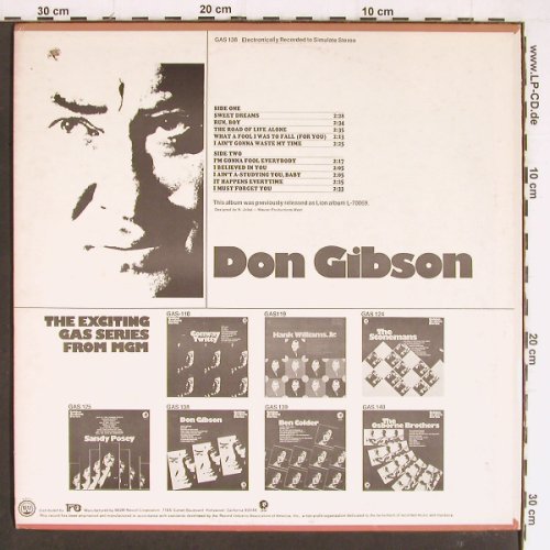 Gibson,Don: Same-Golden Archive Serie, MGM(GAS-138), US, co,  - LP - Y7513 - 6,00 Euro