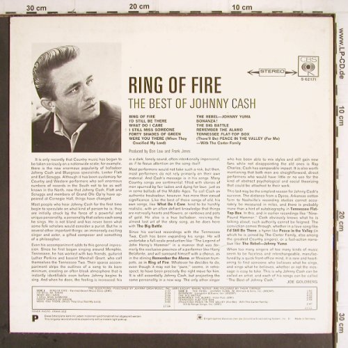 Cash,Johnny:&nbsp;Ring Of Fire - The Best Of, CBS (S 62171), D, 1969 Typ:&nbsp;LP Best.-Nr.:&nbsp;Y9676 Preis:&nbsp; 12,50 Euro