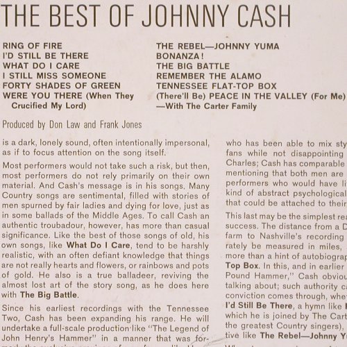 Cash,Johnny:&nbsp;Ring Of Fire - The Best Of, CBS (S 62171), D, 1969 Typ:&nbsp;LP Best.-Nr.:&nbsp;Y9676 Preis:&nbsp; 12,50 Euro