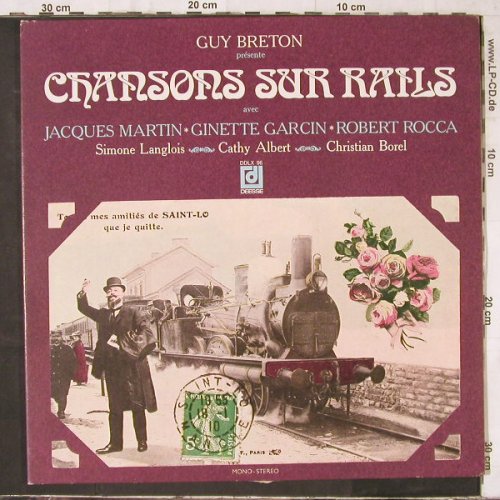 V.A.Chansons Sur Rails: Ginette Garcin...Jacques Martin, Deesse(DDLX 96), F, Mono,  - LP - E6462 - 6,00 Euro