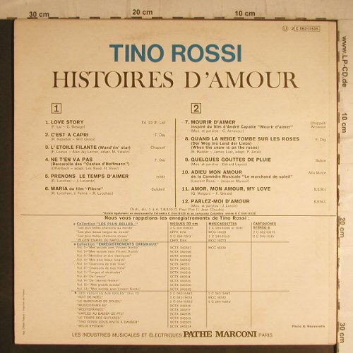 Rossi,Tino: Histoires D'Amour, Columbia(C 062-11535), F,  - LP - F7243 - 7,50 Euro