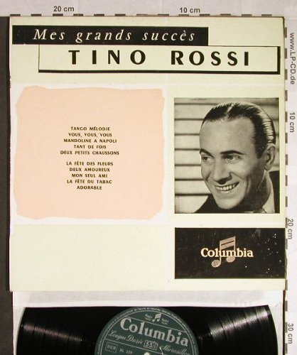 Rossi,Tino: Mes grands succés, Columbia(33 FS 1039), F,  - 10inch - H180 - 9,00 Euro
