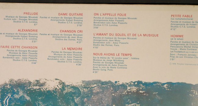 Moustaki,Georges: Same,Foc, Polydor(2393 146), D, 1976 - LP - H2295 - 5,50 Euro