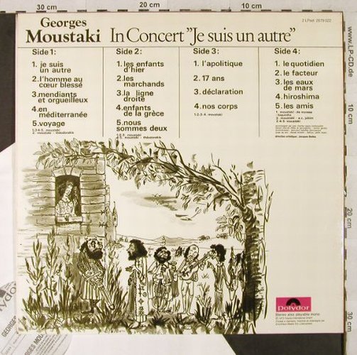 Moustaki,Georges: In Concert-Je Suis Un Autre,Foc, Polydor, wh.Muster(2679 022), D, 1973 - 2LP - H2890 - 9,00 Euro