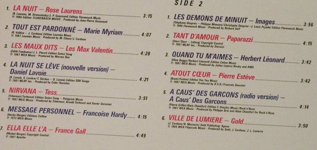 V.A.Vive Les Hits Francais!: Rose Laurens...Ville de Lumiere, WEA(242 284-1), D, 1988 - LP - H4478 - 5,00 Euro