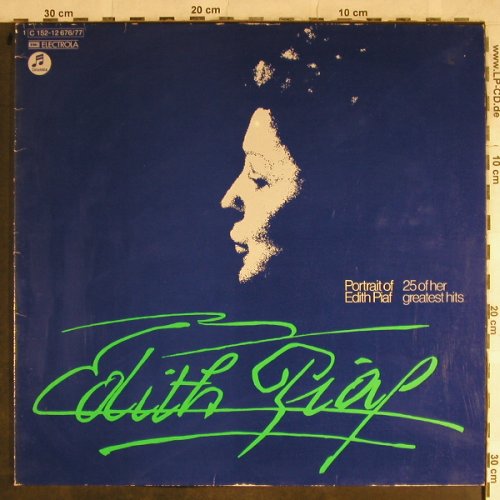Piaf,Edith: Portrait Of-25 Of Her Greatest Hits, EMI Columbia(C 152-12676/77), D, Foc,  - 2LP - H9046 - 7,50 Euro