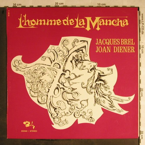 Brel,Jacques / Joan Diener: L'Homme de la Mancha, Barclay(80381 S), F,  - LP - H9091 - 9,00 Euro
