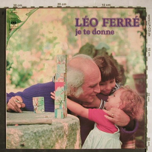 Ferre,Leo: je te donne, Foc, stoc, CBS(CBS 81 750), F, 1976 - LP - H9181 - 6,00 Euro