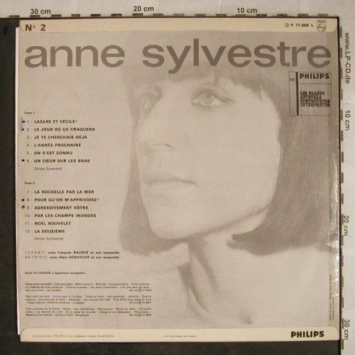 Sylvestre,Anne: Same, vg-/vg+,woc,plays well, Philips(P 77.866 L), F, Mono,  - LP - H9394 - 5,00 Euro