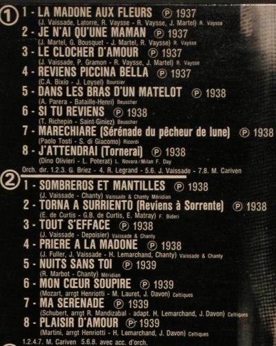 Ketty,Rina: J'Attendrai-Sombreros et Mantilles, Pathé (2C 178-15416/17), F, S.2 vg+, 1976 Typ: 2LP Best.-Nr.: V3655 Preis: 9,00 Euro