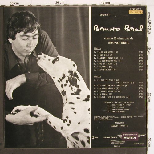 Brel,Bruno: ...c'est beau !, Vol.1, Publicis-Musique(48.903), F, 1977 - LP - V475 - 7,50 Euro