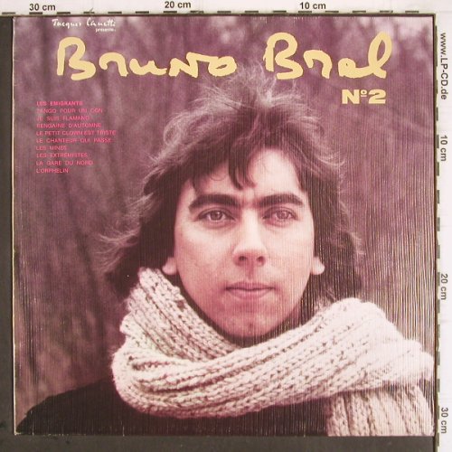 Brel,Bruno: Volume No.2, Jacques Canetti(48.882), F, 1978 - LP - V477 - 7,50 Euro