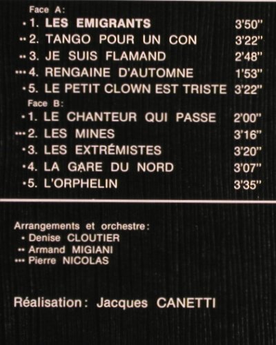 Brel,Bruno: Volume No.2, Jacques Canetti(48.882), F, 1978 - LP - V477 - 7,50 Euro