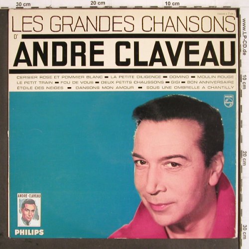 Claveau,Andre: Les Grandes Chansons, m-/vg+, Philips(B 77.948), F, stoc, 1966 - LP - V535 - 7,50 Euro