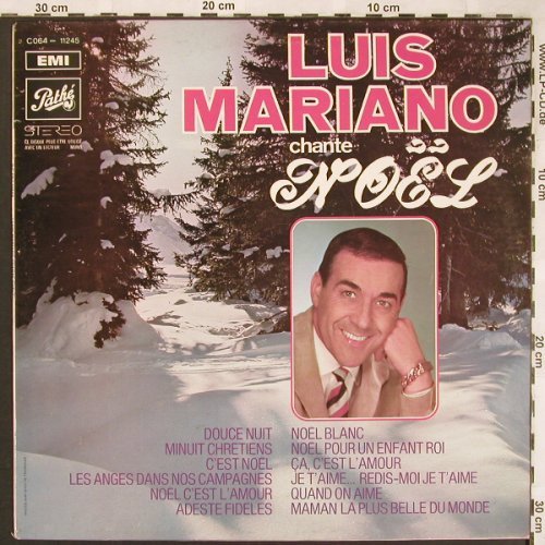 Mariano,Luis:&nbsp;Chante Noel, EMI/Pathe (C 064-11245), F, Ri, 1978 Typ:&nbsp;LP Best.-Nr.:&nbsp;V702 Preis:&nbsp; 5,00 Euro