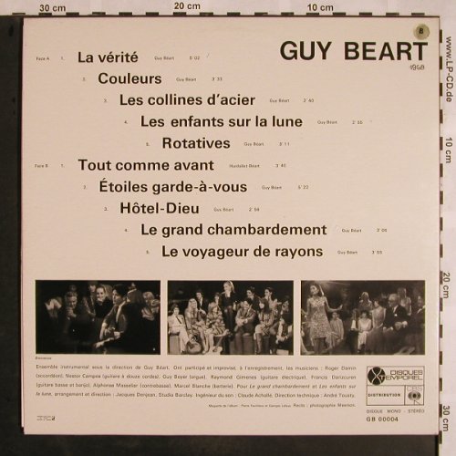 Guy Beart: La Vérité, Foc, Disques Temporel(GB 00004), F, 1968 - LP - X1177 - 7,50 Euro