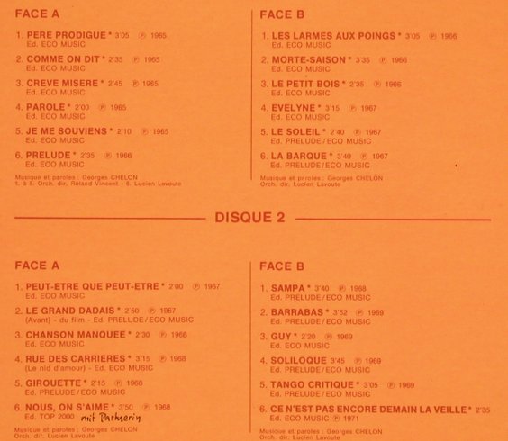 Chelon,Georges: Same - Pere Prodique..., Foc, Pathe/EMI(2C 156-72584/5), F, Ri, 1982 - 2LP - X1304 - 9,00 Euro