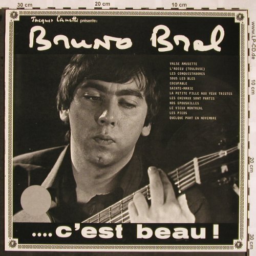 Brel,Bruno: ...c'est beau !, Vol.1, Publicis-Musique(48.903), F, 1977 - LP - X1305 - 9,00 Euro