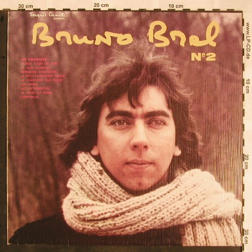 Brel,Bruno: Volume No.2, Jacques Canetti(48.882), F, 1978 - LP - X1306 - 7,50 Euro