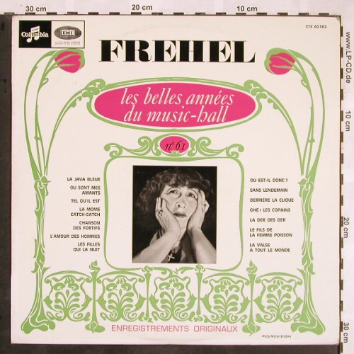 Frehel: Les Belles Annees du Music-Hall, Columbia(CTX 40.362), F, stoc,  - LP - X1313 - 12,50 Euro