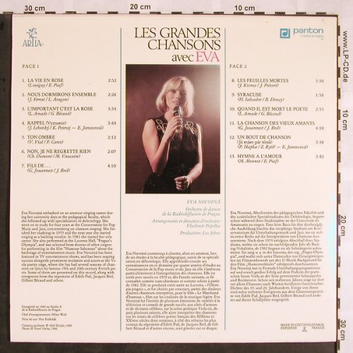 Novotna,Eva: Le Grandes Chansons avec, Panton(81 13 0573), CZ, 1986 - LP - X1384 - 6,00 Euro