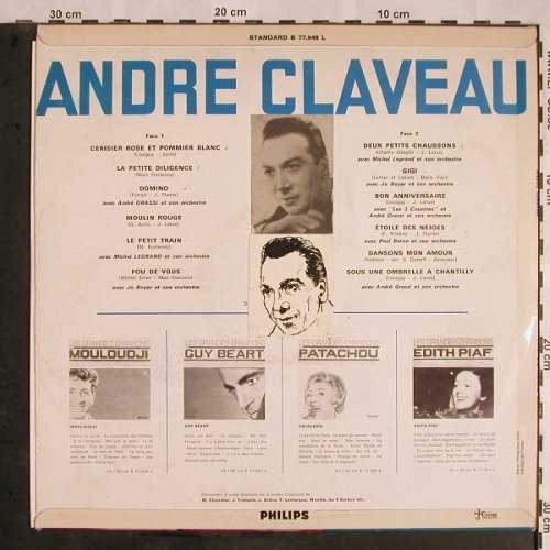 Claveau,Andre: Les Grandes Chansons, Philips(B 77.948), F, stoc,  - LP - X1428 - 7,50 Euro