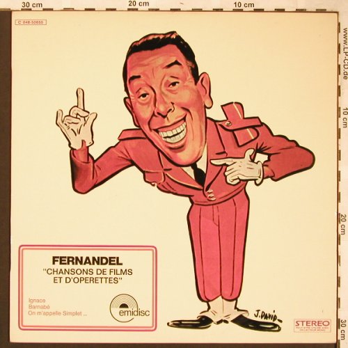 Fernandel: Chansons de Film et D'Operettes, Emidisc(C 048-50655), F,  - LP - X1601 - 9,00 Euro