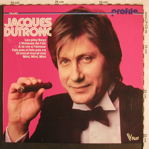 Dutronc,Jacques: Same, Profile Serie, Vogue(6.24273), D, 1970 - LP - X4037 - 6,00 Euro