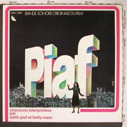 Piaf,Edith By V.A. - Betty Mars: Bande Sonore Orig.du Film, EMI(C 062-15308), D, 1974 - LP - X4875 - 6,50 Euro