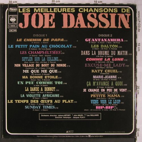 Dassin,Joe: Les Milleures Chansons de, Foc, CBS(S66229), F,  - 2LP - X5348 - 9,00 Euro