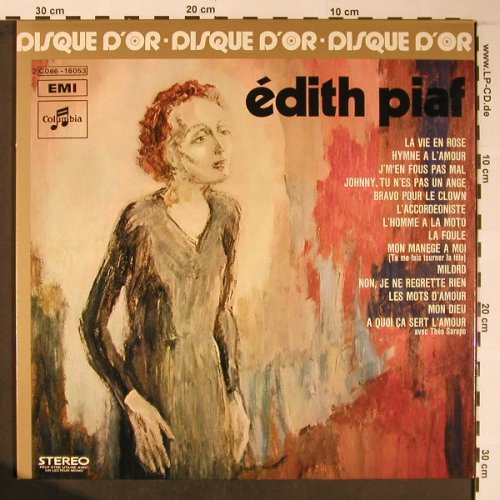 Piaf,Edith: Le Disque D'or de,Foc, Columbia /EMI(C 066-16053), F, 1972 - LP - X5922 - 9,00 Euro