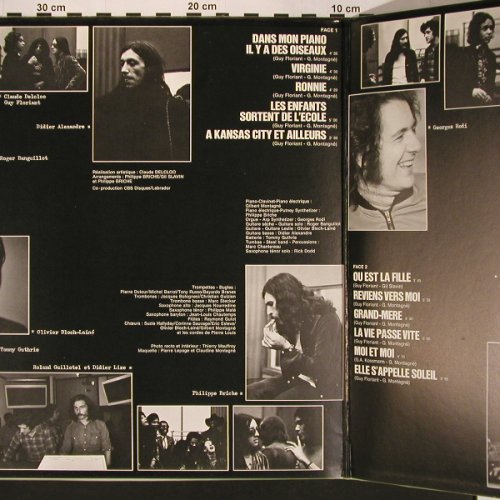 Montagne,Gilbert: De La Musique, Foc, CBS(CBS 65 840), F, 1973 - LP - X8740 - 12,50 Euro