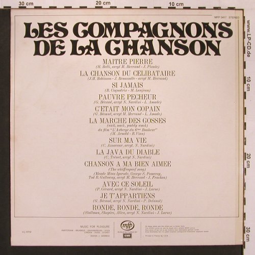 Compagnons de la Chanson: Same, m-/vg+, MFP(5417), F,  - LP - X9068 - 5,00 Euro