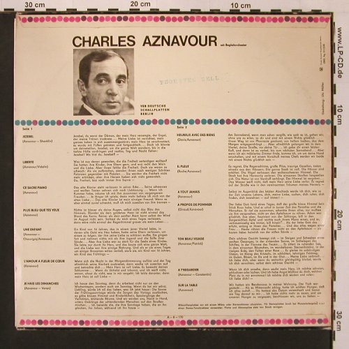 Aznavour,Charles: Same, vg+/vg+, Amiga(8 50 119), DDR, 1968 - LP - X9080 - 5,00 Euro