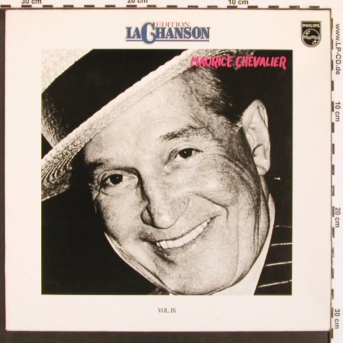 Chevalier,Maurice: Edition La Chanson Vol. IV (1957), Philips, Ri(9198 368), D,  - LP - X9165 - 6,00 Euro