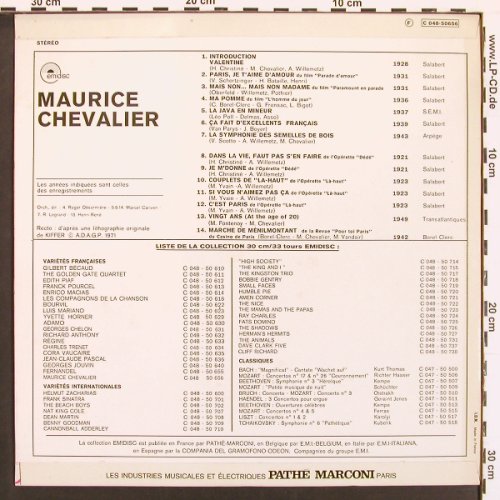 Chevalier,Maurice: Same, (hist. rec.), Emidisc(C 048-50565), F,  - LP - X9171 - 9,00 Euro