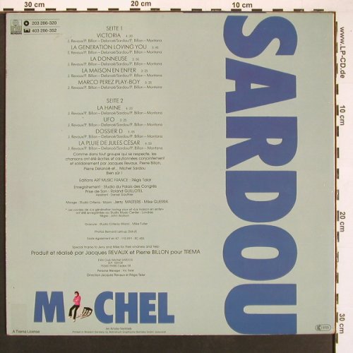 Sardou,Michel: Same, Ariola(203 286-320), D, 1981 - LP - X9261 - 6,00 Euro