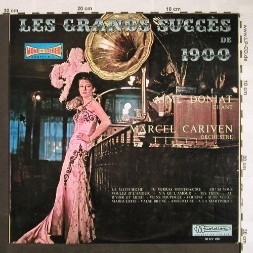 Cariven,Marcel / Aime Doniat chant: Les Grands Succes de 1900, Musidisc(30 CV 1001), F,  - LP - Y5617 - 7,50 Euro