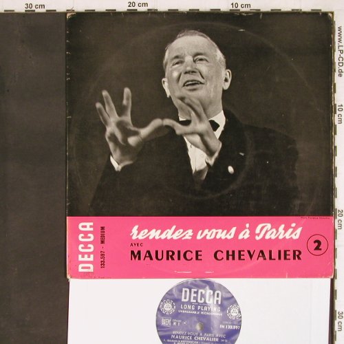 Chevalier,Maurice: Rendez-vous a Paris avec 2, m /vg+, Decca(133.597), D,  - 10inch - Y8012 - 6,00 Euro