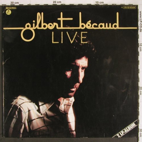 Becaud,Gilbert: Live, Foc, m-/vg+, EMI(178-52 493/94), D, 1970 - 2LP - Y9319 - 7,50 Euro