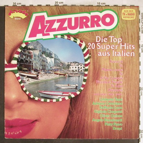V.A.Azzurro: Umberto Tozzi....Nini Rosso, Arcade(ADE G 60), D, 1977 - LP - H6830 - 5,00 Euro