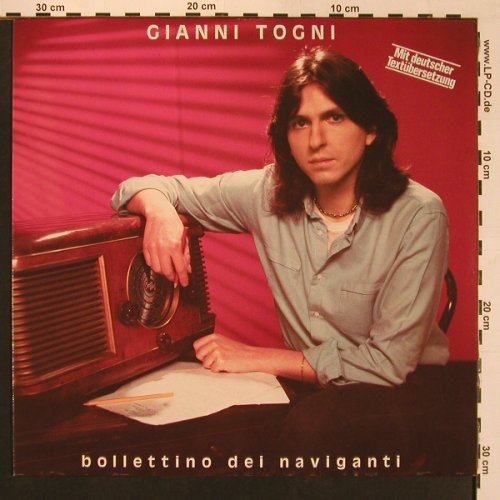 Togni,Gianni: Bollettino Dei Naviganti, vg+/m-, CGD(204 777-320), D, 1982 - LP - X8750 - 5,00 Euro