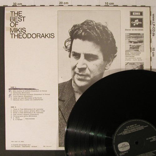Theodorakis,Mikis: The Best Of, m-/vg+, woc, EMI Columbia(5 C 054-80385), NL,  - LP - F5684 - 4,00 Euro