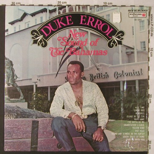 Errol,Duke: New Sound Of The Bahamas, edem Records(ER-1002), Bahamas,  - LP - F879 - 7,50 Euro