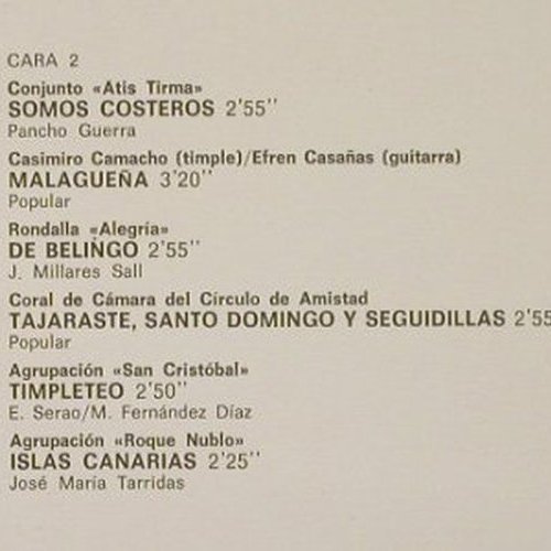 V.A.Folklore Festival: Agrupacion Roque Nublo...Arucas, Columbia(CS 8195), E, 1973 - LP - H4156 - 7,50 Euro