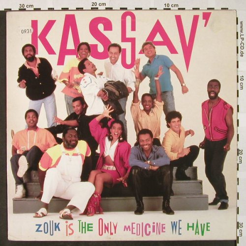 Kassav': Zouk Is The Only Medicine We Have, Greensleeves Rec.(GREL 2001), UK, 1988 - LP - H4217 - 6,50 Euro
